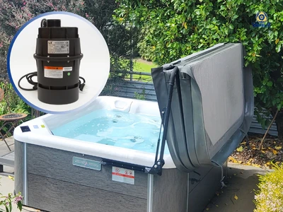 Hur fungerar en bubbelpool luftpump?